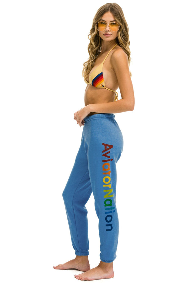 AVIATOR NATION SWEATPANTS - TEAL - Aviator Nation