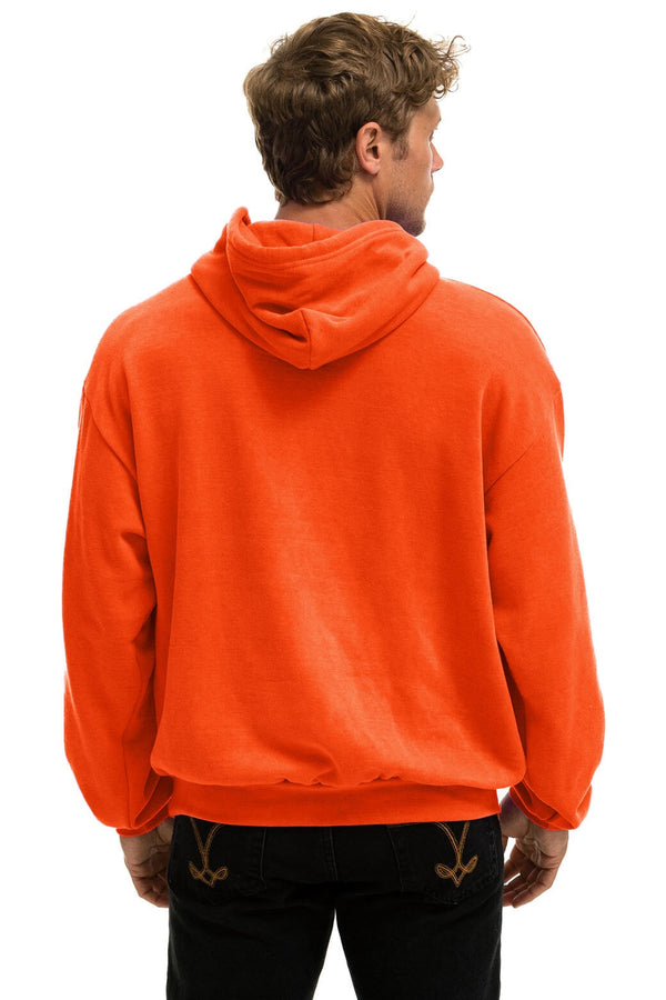 LOGO PULLOVER RELAXED HOODIE ORANGE