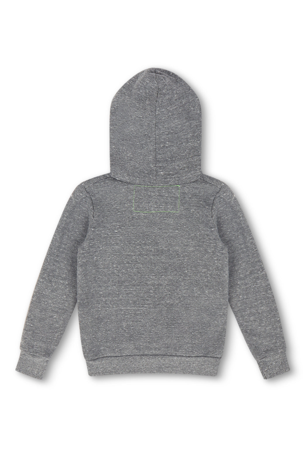 LOGO STITCH KIDS PULLOVER HOODIE - HEATHER GREY