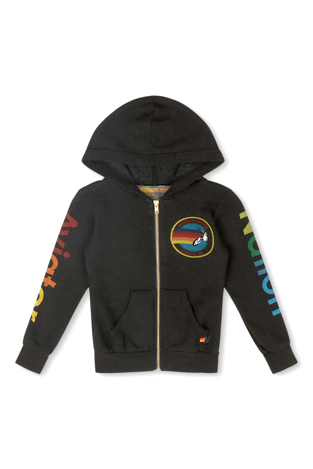 KID&#39;S AVIATOR NATION ZIP HOODIE - BLACK