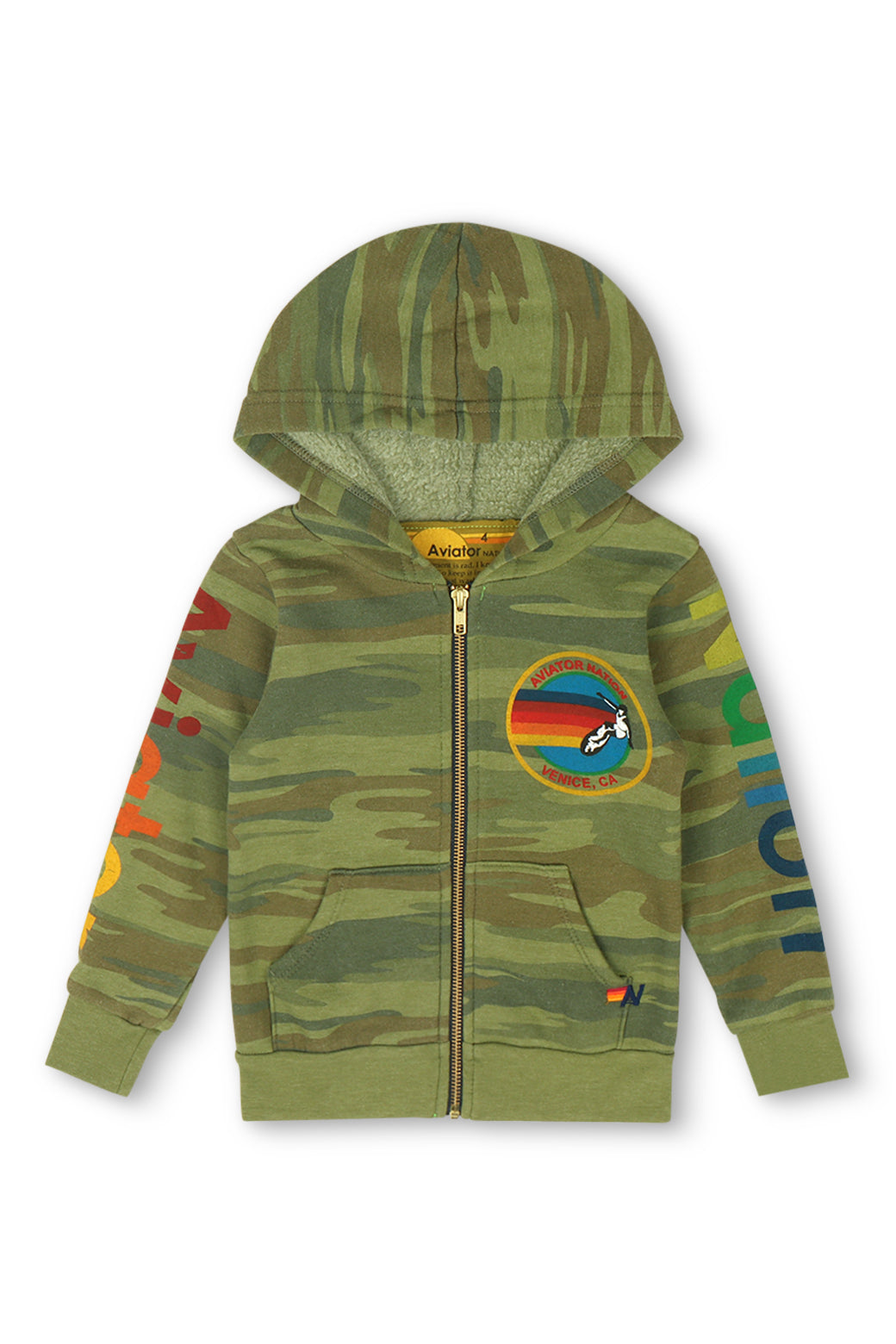 KID&#39;S AVIATOR NATION ZIP HOODIE - CAMO