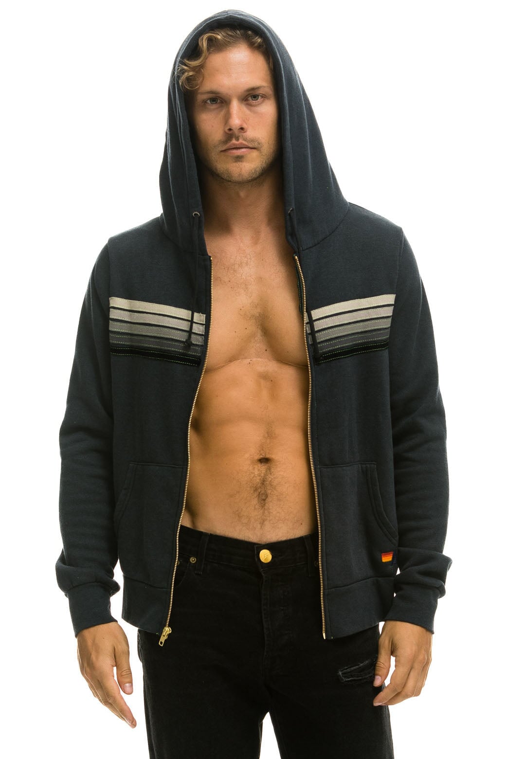 Aviator Nation 5 Strip Hoodie online - Size XL