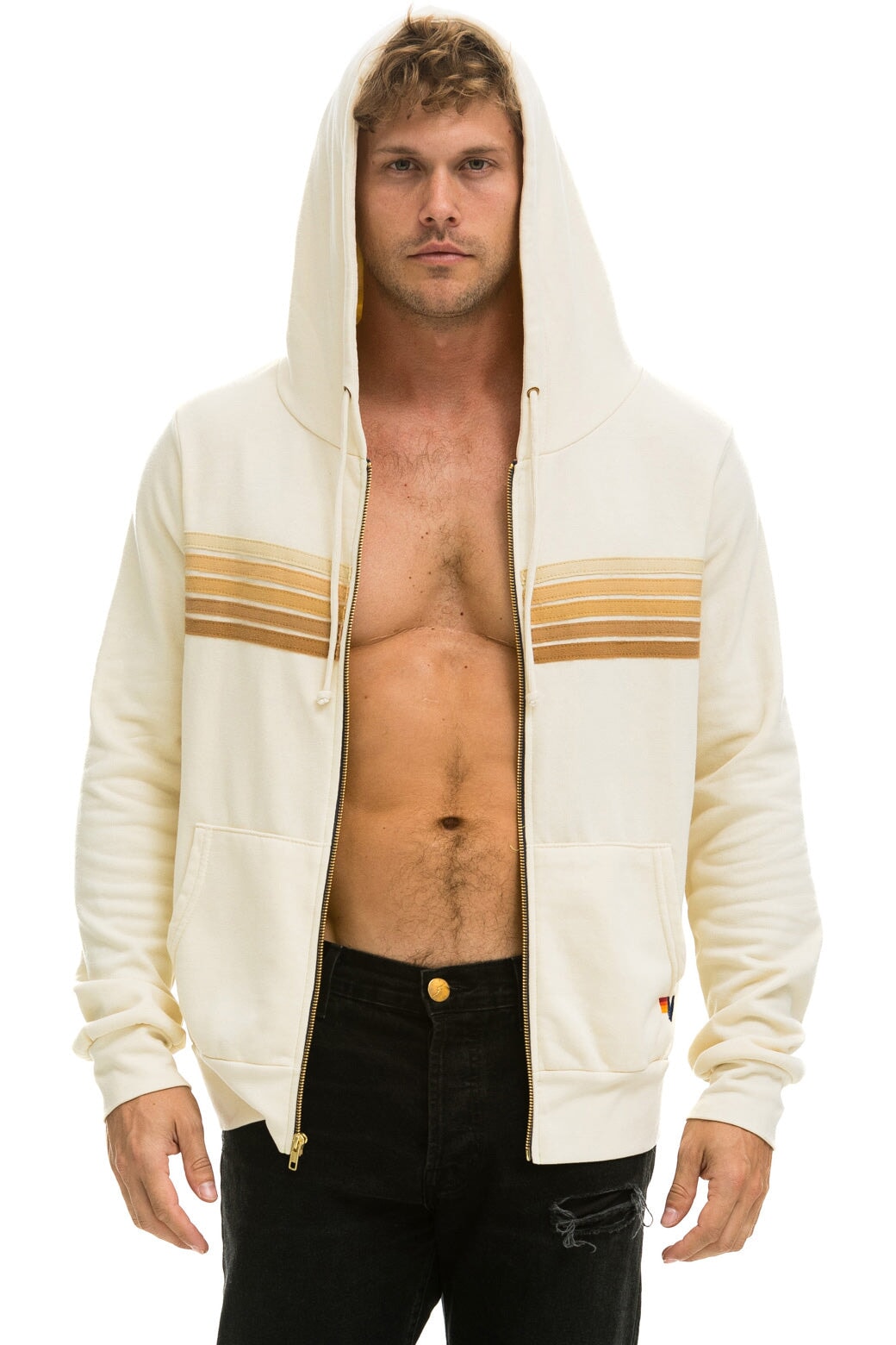 Avaitor Nation hotsell 5 Stripe Hoodie in Vintage White