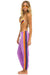 5 STRIPE SWEATPANTS - NEON PURPLE Women's Sweatpants Aviator Nation 