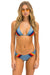 5 STRIPE TRIANGLE BIKINI TOP - ISLANDA Swim Aviator Nation 