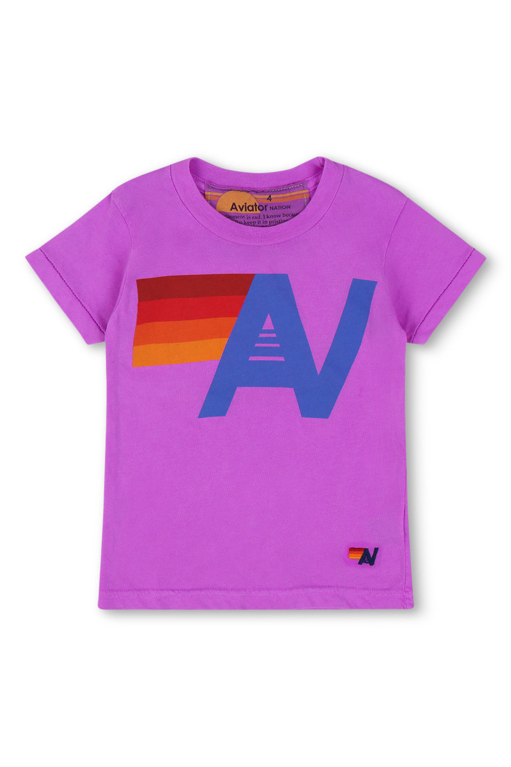 KID'S LOGO TEE - NEON PURPLE