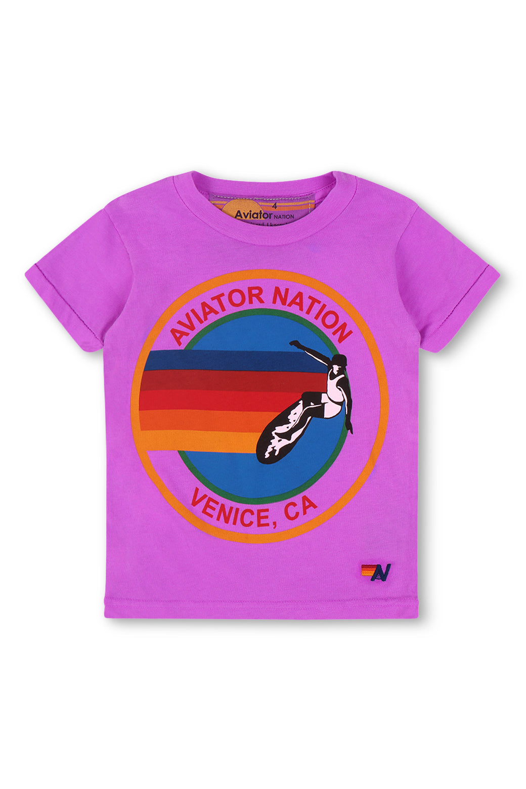 Aviator Nation Neon Blue 2024 and Yellow T-shirt