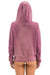 5 STRIPE HOODIE - FADED BERRY