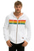 6 STRIPE HOODIE - WHITE // SERAPE Hoodie Aviator Nation 