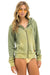 BOLT STITCH 2 ZIP HOODIE - FADED ARMY