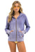 BOLT STITCH 2 ZIP HOODIE - FADED GRAPE