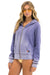 BOLT STITCH 2 ZIP HOODIE - FADED GRAPE