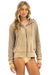 BOLT STITCH 2 ZIP HOODIE - FADED TAN