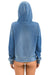 BOLT STITCH 2 ZIP HOODIE - FADED WATER