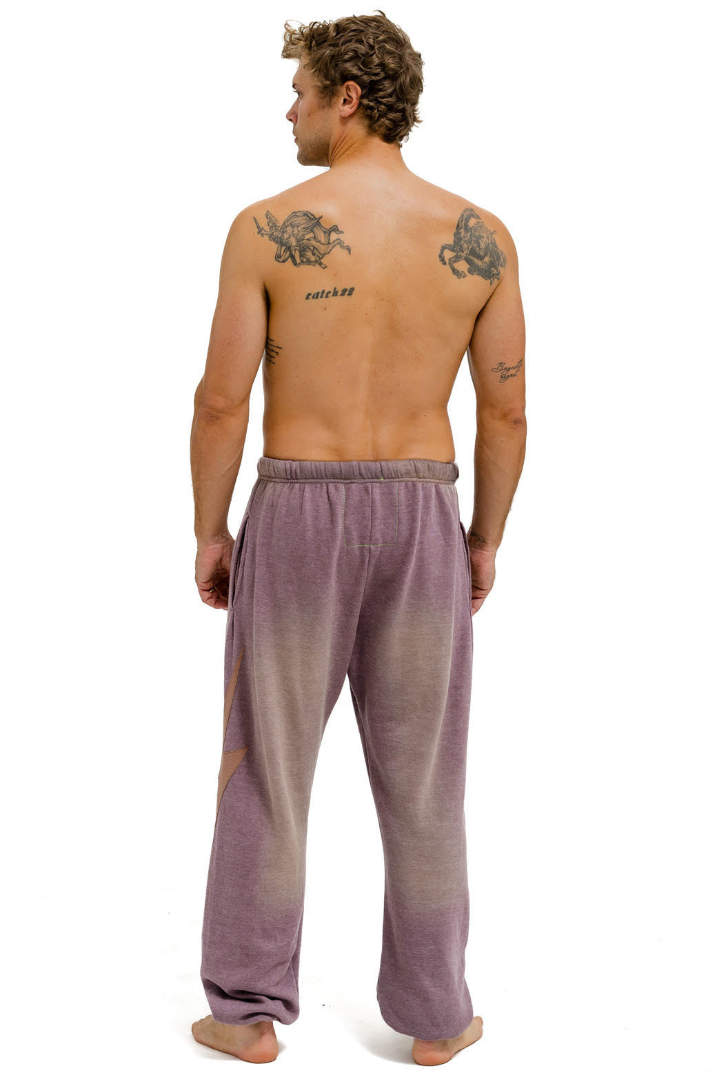 BOLT STITCH SWEATPANTS - FADED MOCHA