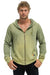 BOLT STITCH 2 ZIP HOODIE - FADED ARMY