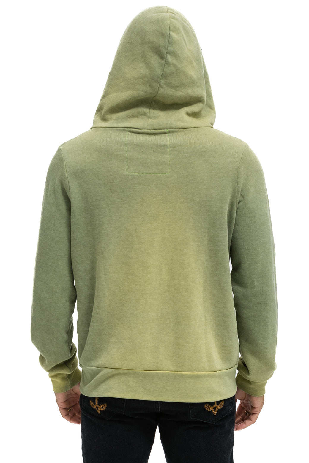 BOLT STITCH 2 ZIP HOODIE - FADED ARMY