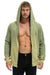 BOLT STITCH 2 ZIP HOODIE - FADED ARMY