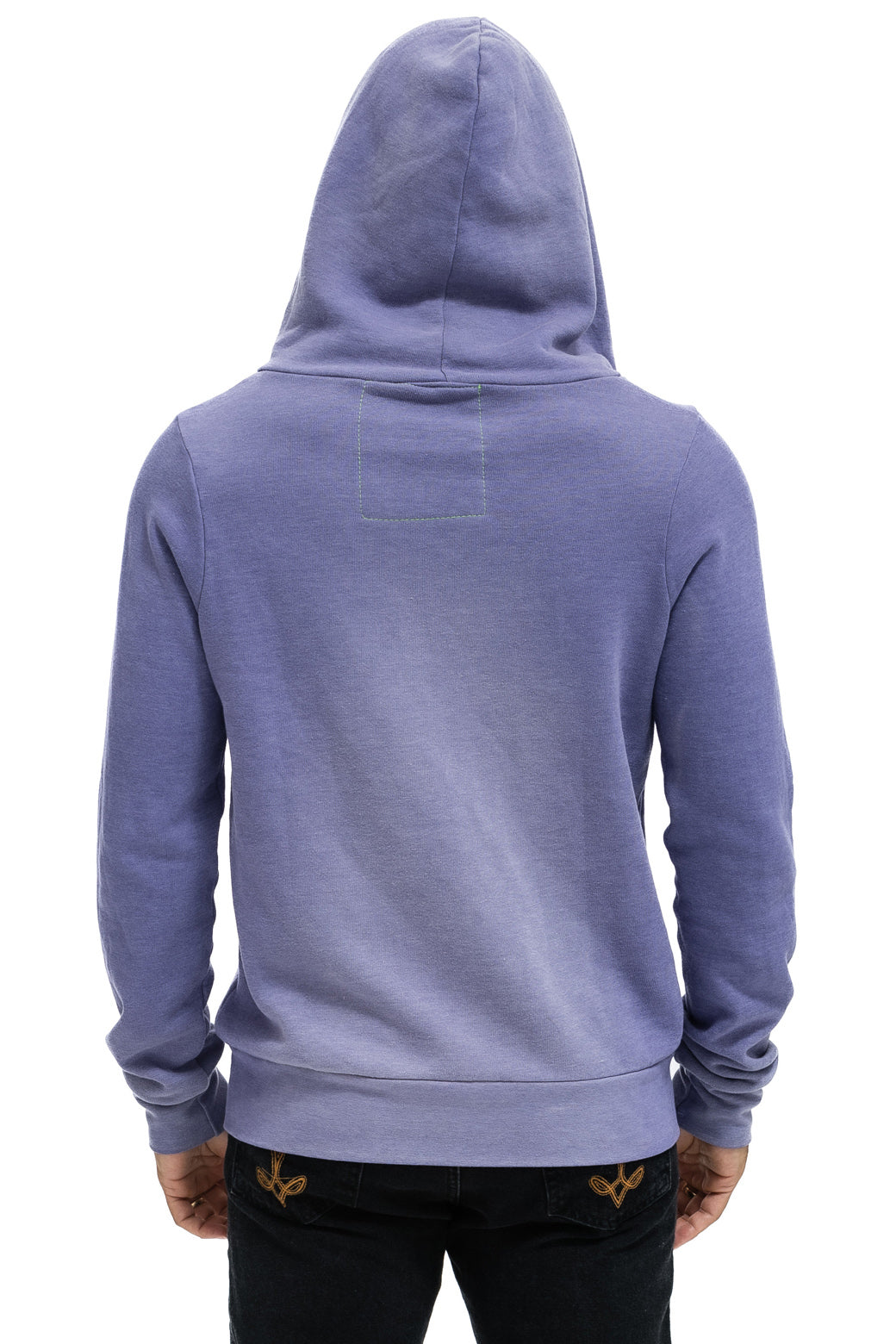 BOLT STITCH 2 ZIP HOODIE - FADED GRAPE