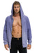 BOLT STITCH 2 ZIP HOODIE - FADED GRAPE