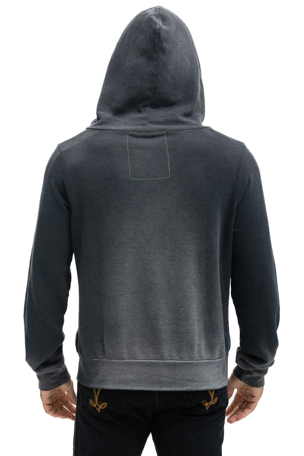 BOLT STITCH 2 ZIP HOODIE - FADED SMOKE