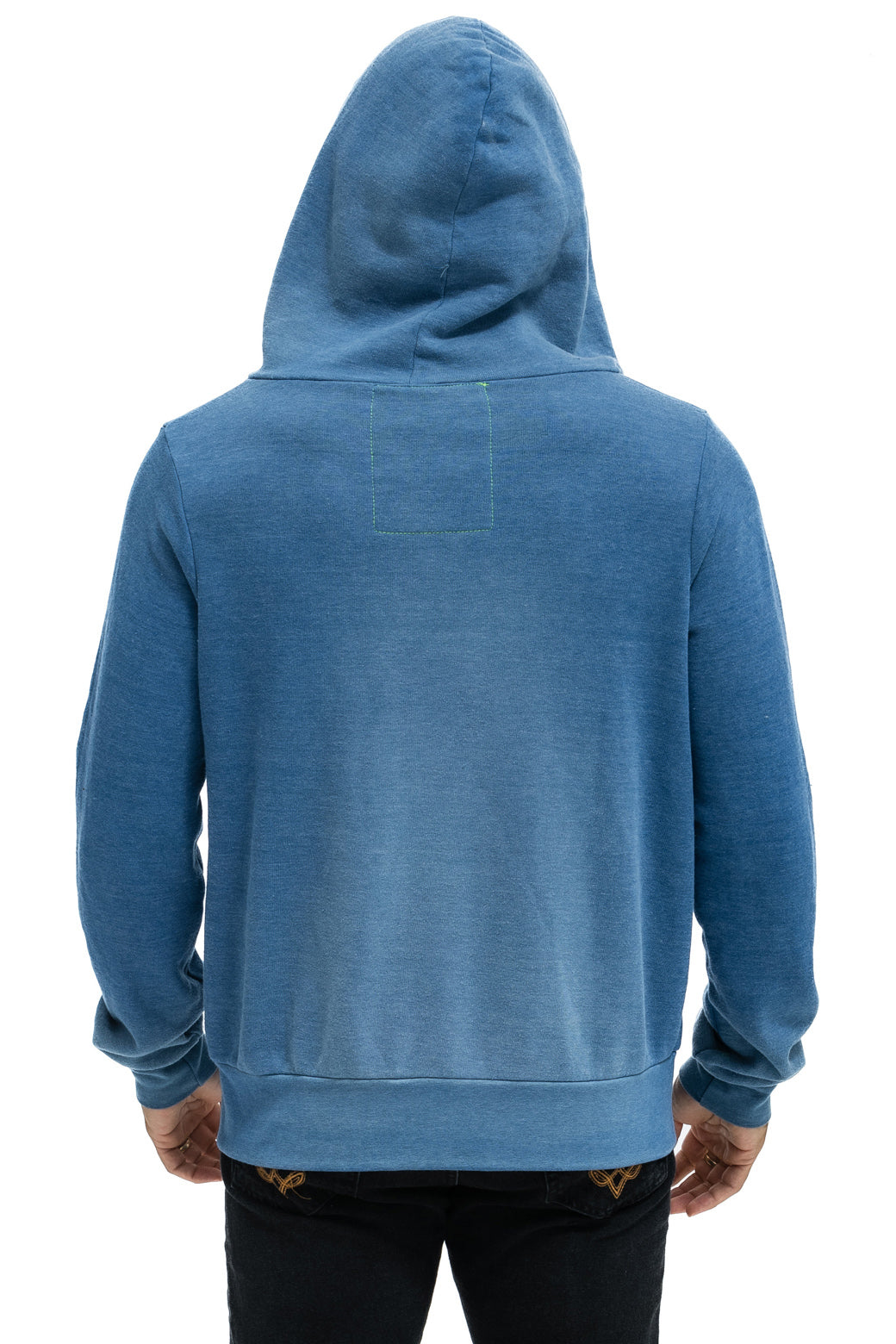 ESSENTIAL ZIP HOODIE - FADED WATER