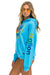 AVIATOR NATION NASHVILLE RELAXED PULLOVER HOODIE - NEON BLUE