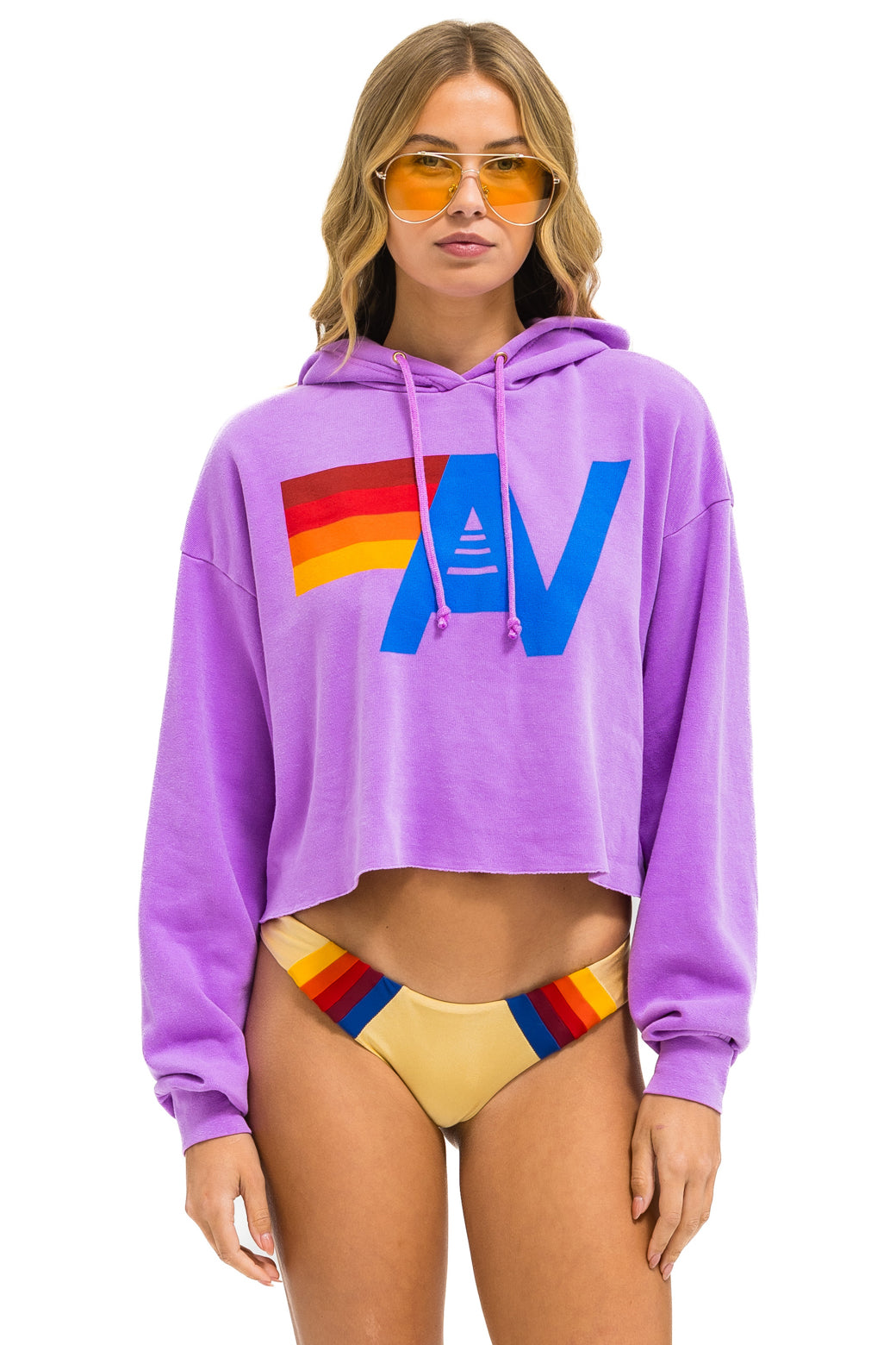 Avitor nation crop hoodie outlet L