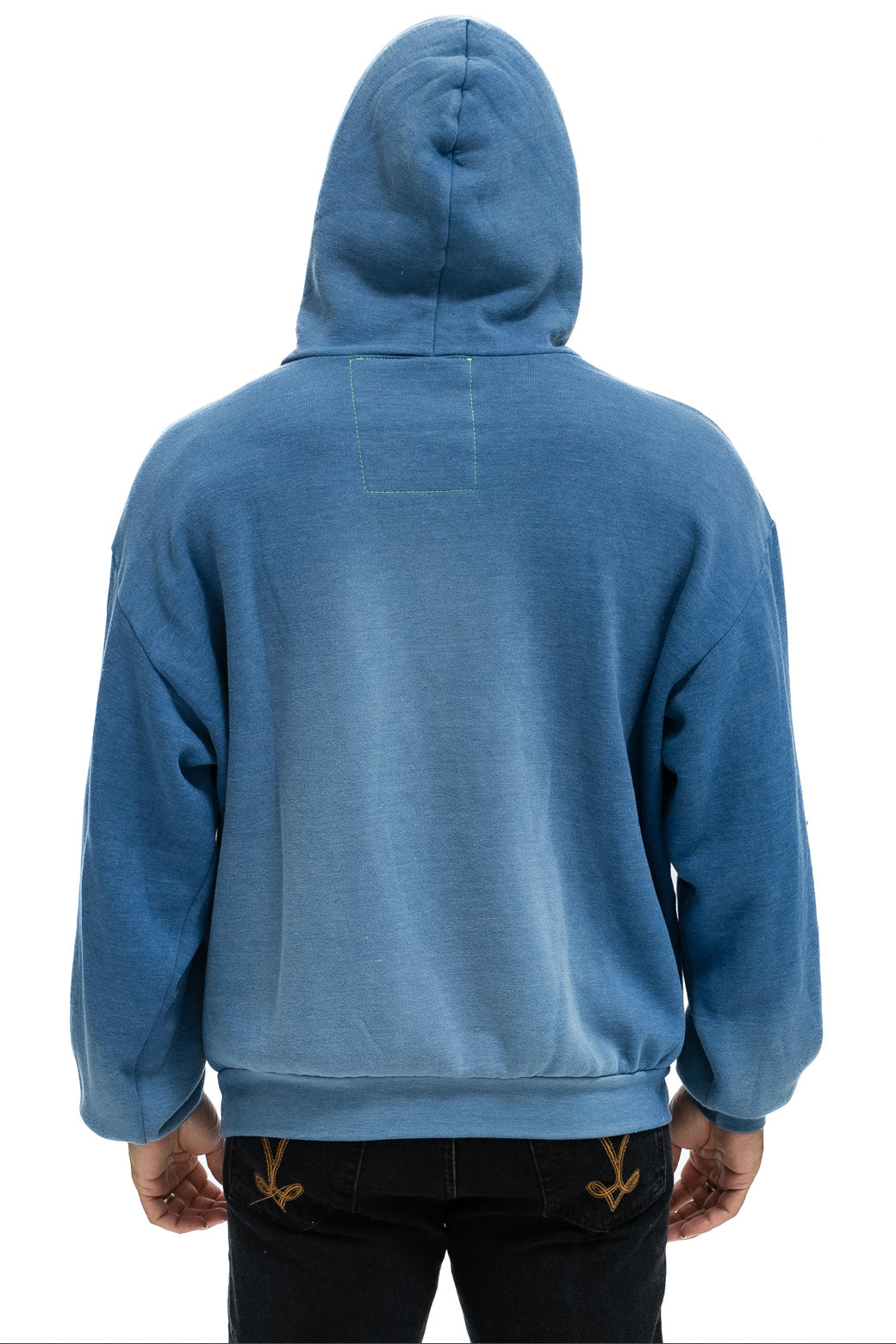 ESSENTIAL RELAXED PULLOVER HOODIE - FADED WATER