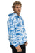 HAND DYED PULLOVER HOODIE RELAXED - TIE DYE BLUE