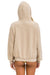 WAVE STRIPE 4 PULLOVER HOODIE RELAXED - SAND // SAND