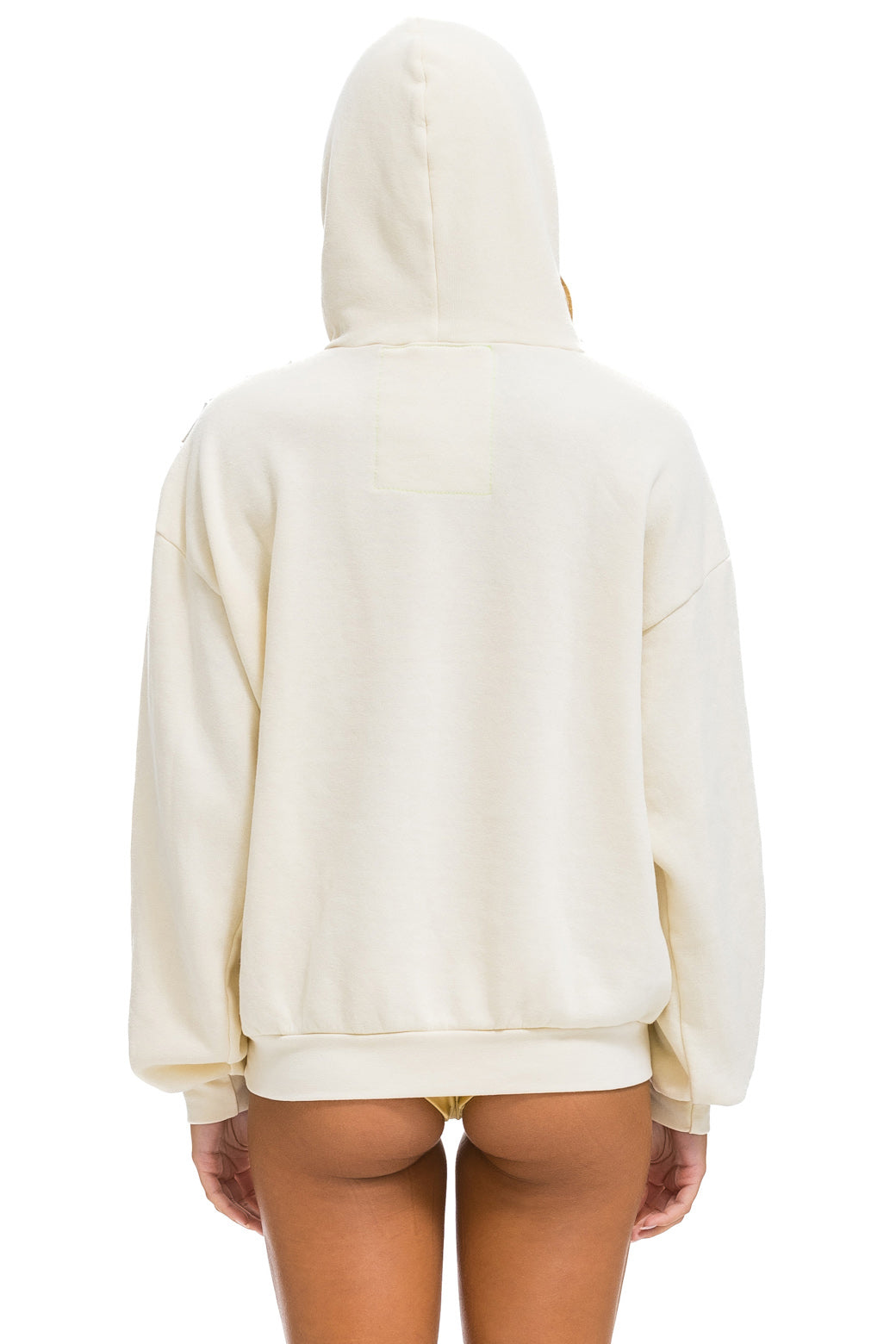 WAVE STRIPE 4 PULLOVER HOODIE RELAXED - VINTAGE WHITE // VINTAGE WHITE