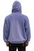 CROSS STRIPE RELAXED PULLOVER HOODIE - FADED GRAPE