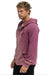 VENICE SURFER ZIP HOODIE - FADED BERRY