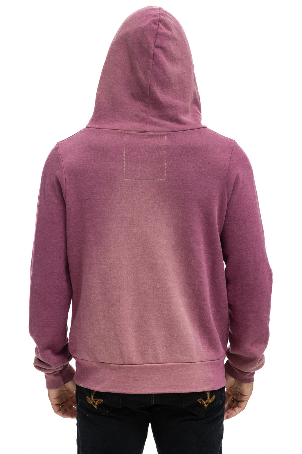 VENICE SURFER ZIP HOODIE - FADED BERRY