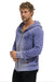 VENICE SURFER ZIP HOODIE - FADED GRAPE