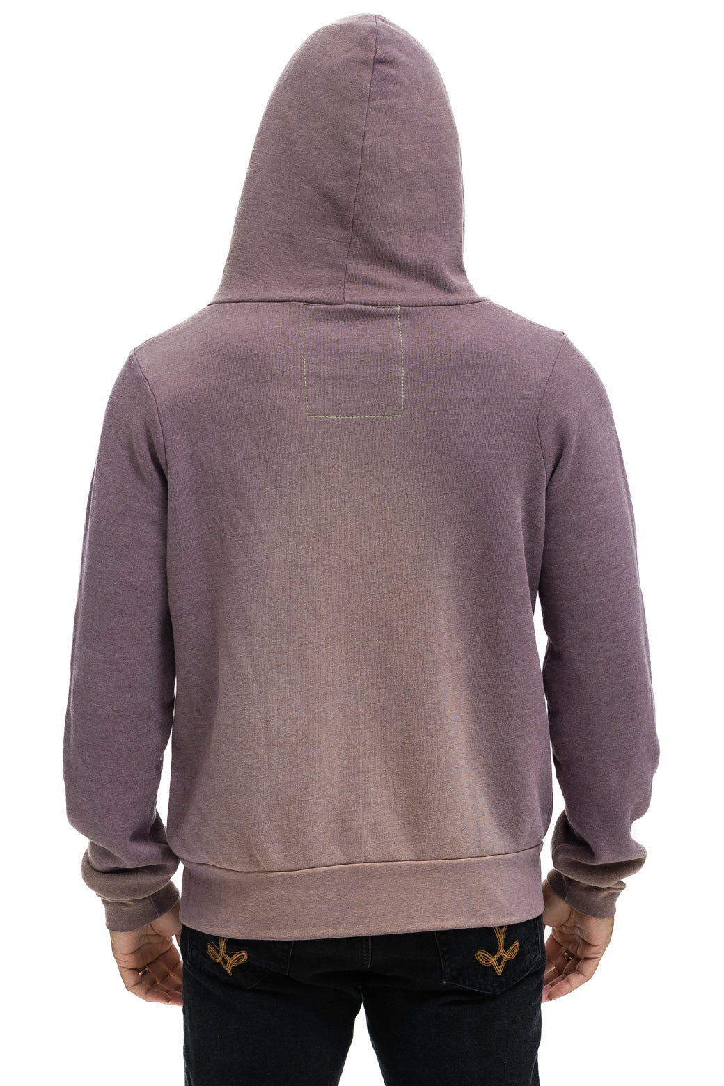 VENICE SURFER ZIP HOODIE - FADED MOCHA