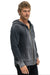 VENICE SURFER ZIP HOODIE - FADED SMOKE