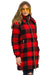 PLAID UNISEX LONG TREKKER JACKET - BUFFALO PLAID