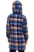 PLAID UNISEX LONG TREKKER JACKET - PATRIOT PLAID