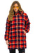 PLAID UNISEX LONG TREKKER JACKET - RUGBY PLAID