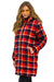 PLAID UNISEX LONG TREKKER JACKET - RUGBY PLAID