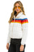 5 STRIPE LUXE APRES PUFFER JACKET - GLOSSY WHITE