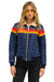 5 STRIPE JACKET - NAVY