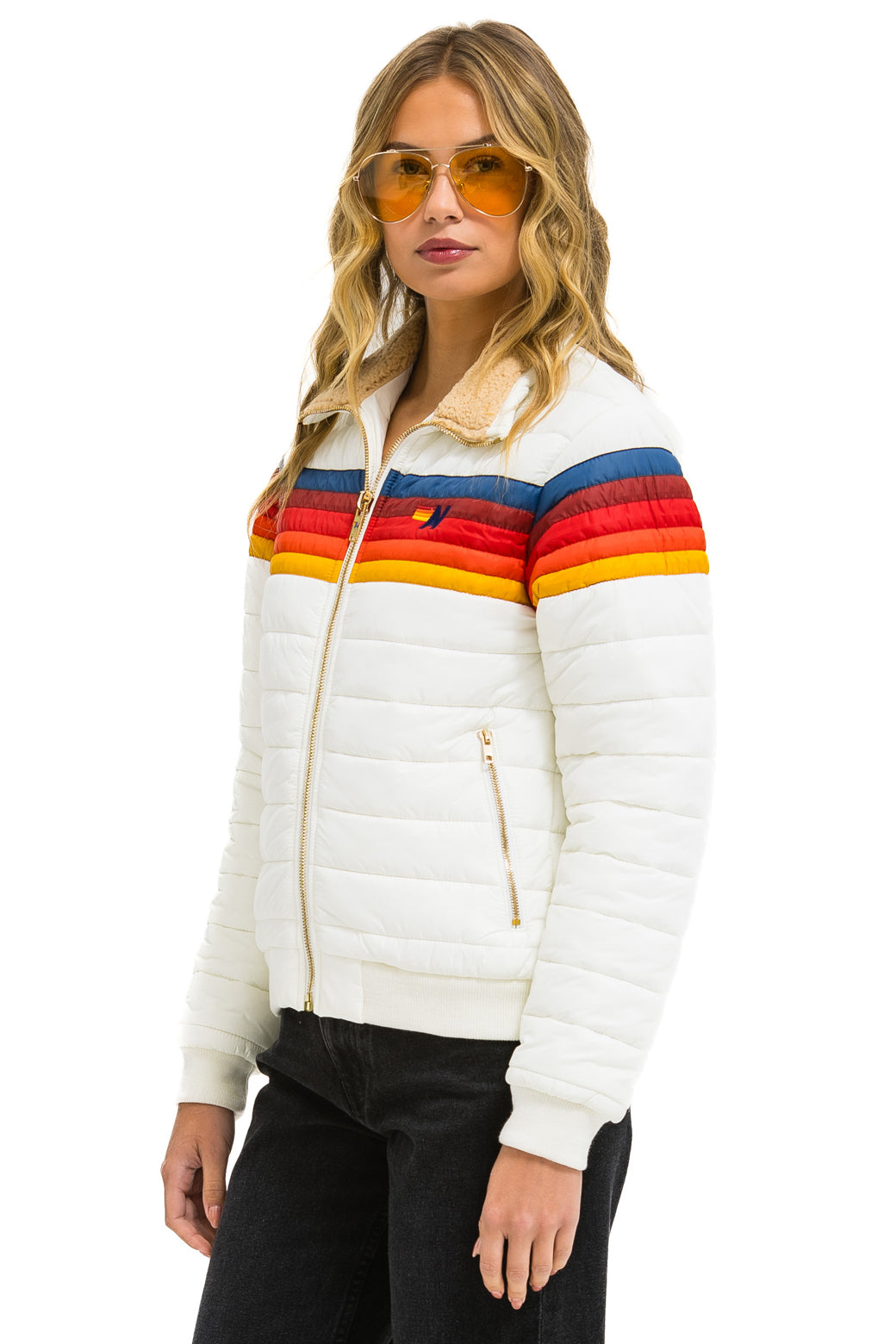 5 STRIPE JACKET - WHITE