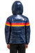 5 STRIPE LUXE TREKKER JACKET - GLOSSY NAVY