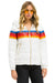 5 STRIPE LUXE TREKKER JACKET - GLOSSY WHITE