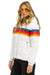 5 STRIPE LUXE TREKKER JACKET - GLOSSY WHITE