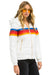 5 STRIPE LUXE TREKKER JACKET - GLOSSY WHITE