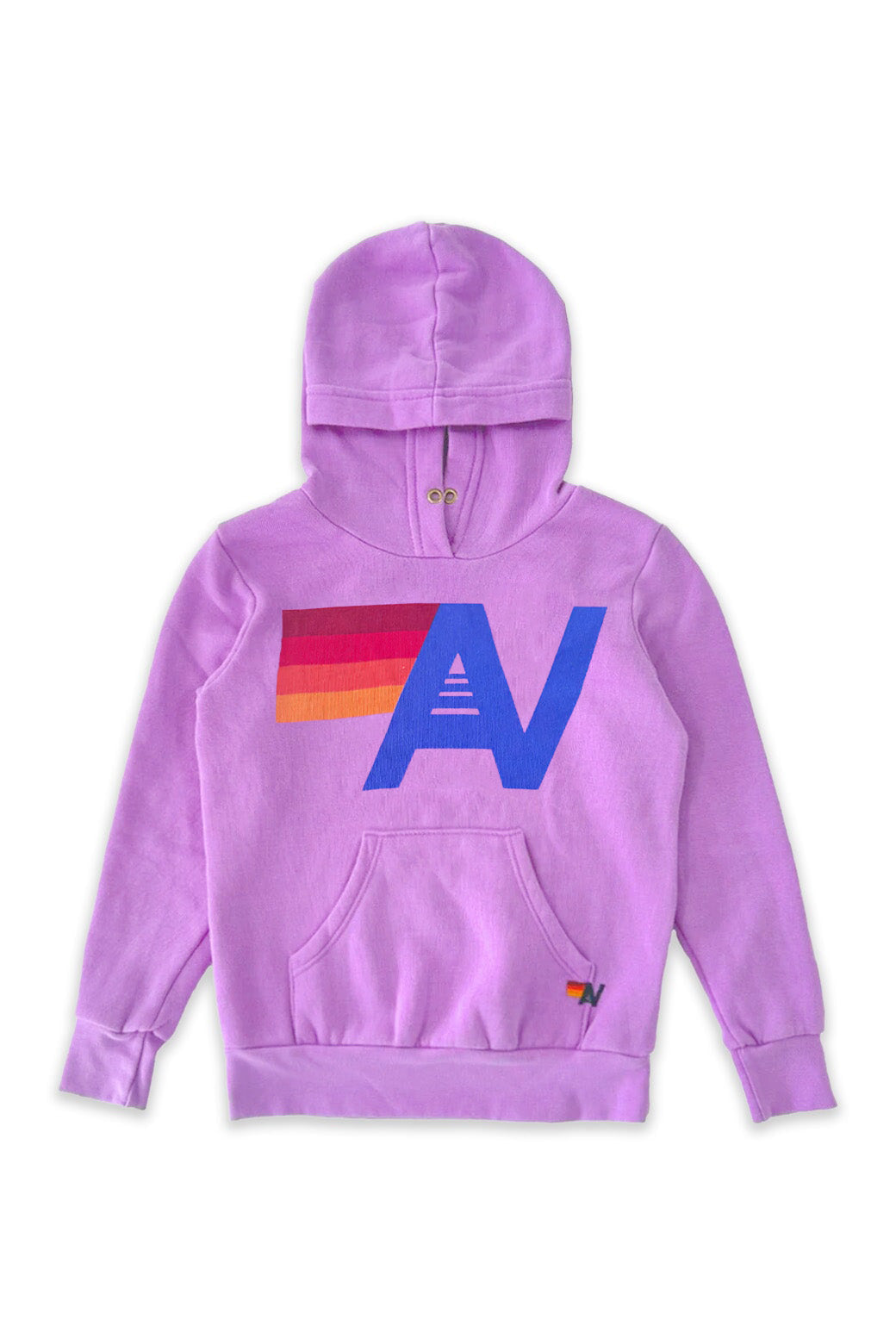 KID&#39;S LOGO PULLOVER HOODIE - NEON PURPLE